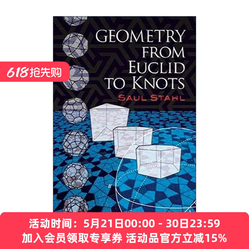 英文原版 Geometry from Euclid to Knots 几何学 从欧几里得到绳结 数学 Saul Stahl 英文版 进口英语原版书籍