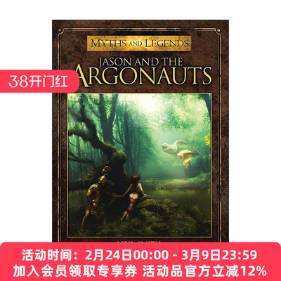 英文原版 Jason and the Argonauts 杰逊王子战群妖 金羊毛的故事 彩色插画 神话传说再现系列 英文版 进口英语原版书籍