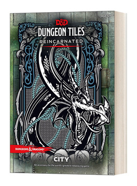 英文原版 D&D Dungeon Tiles Reincarnated: City 龙与地下城 地牢瓷砖转世 城市 英文版 进口英语原版书籍