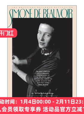 英文原版 Simone De Beauvoi 波伏瓦传记 普利策奖提名作者Deirdre Bair 英文版 进口英语原版书籍