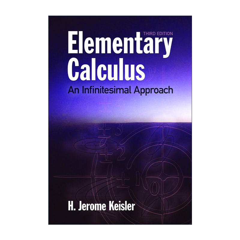 英文原版 Elementary Calculus: An Infinitesimal Approach初等微积分无穷小数学 H. Jerome Keisler英文版进口英语原版书籍