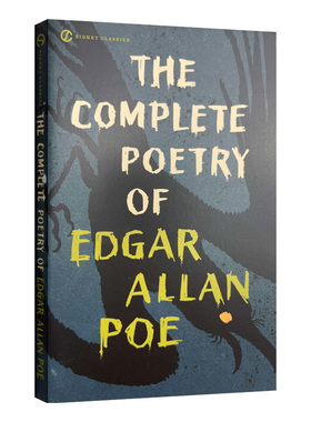 正版 爱伦坡诗歌全集 英文原版 Complete Poetry of Edgar Allan Poe 英文版进口英语书籍 钟声乌鸦 致海伦 爱伦坡短篇小说集