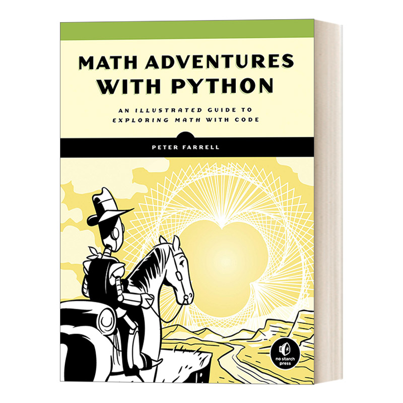 英文原版 Math Adventures with Python使用代码探索数学的图解指南计算机 Peter Farrell英文版进口英语原版书籍