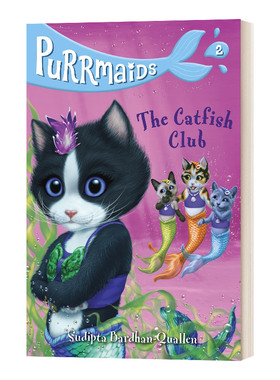 英文原版 Purrmaids #2 The Catfish Club 美猫鱼2 鲶鱼俱乐部 英文版 进口英语原版书籍