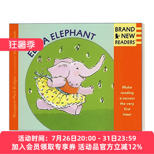 英文原版 Edna Elephant Brand New Readers 小象埃德娜 4个小故事合集 儿童绘本 Candlewick分级读物 英文版 进口英语原版书籍