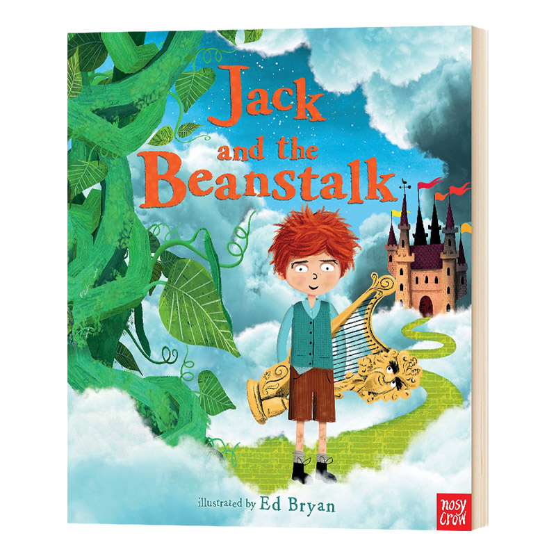 童话故事 杰克与魔豆 英文原版 Jack and the Beanstalk A Nosy Crow Fairy Tale 精装插图绘本 儿童英语课外阅读书籍英文版进口书