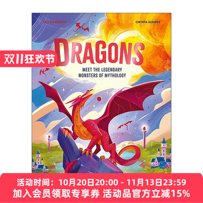 英文原版 Dragons 龙族 邂逅神话中的传奇怪兽 儿童科普百科读物 全彩插图精装 Myth Busters系列 英文版 进口英语原版书籍