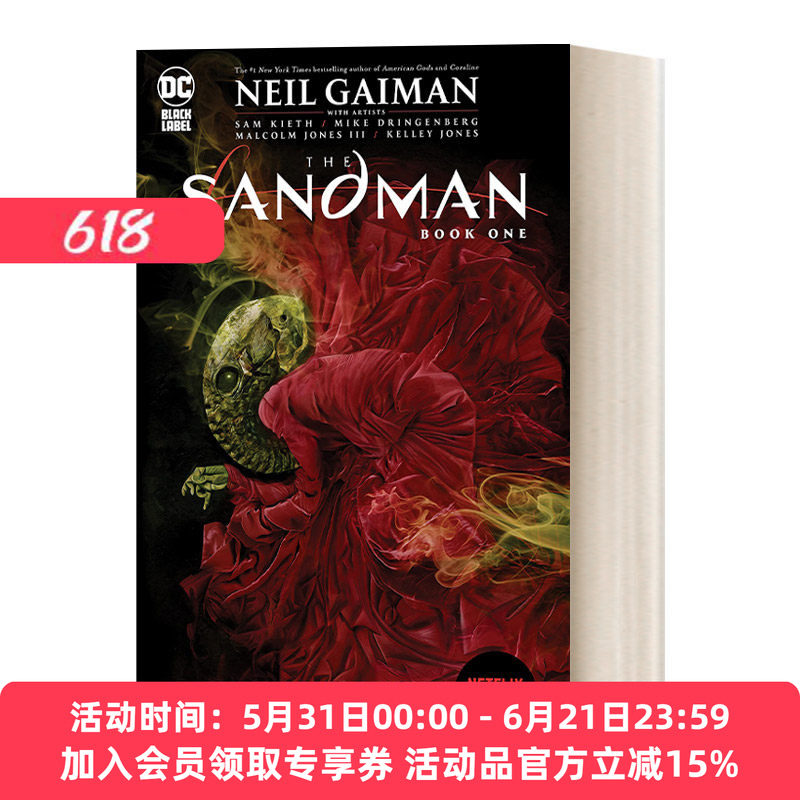 英文原版 The Sandman Book One 睡魔合辑卷一 1-20 DC漫画 黑标 Netflix美剧原著 Neil Gaiman尼尔盖曼 英文版 进口英语原版书籍
