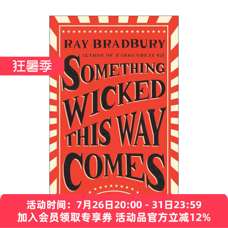 必有恶人来  英文原版 Something Wicked This Way Comes 奇幻小说 英文版 进口英语原版书籍