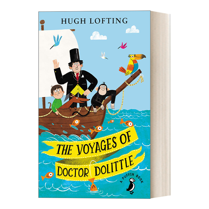 怪医杜里特的航行 英文原版 The Voyages of Doctor Dolittle Puffin儿童经典系列 英文版 进口英语原版书籍