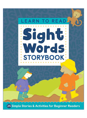 快乐学阅读 视觉词故事阅读启蒙书 英文原版Learn to Read: Sight Words Storybook100个视觉词25个简单英语故事练习  进口英语书
