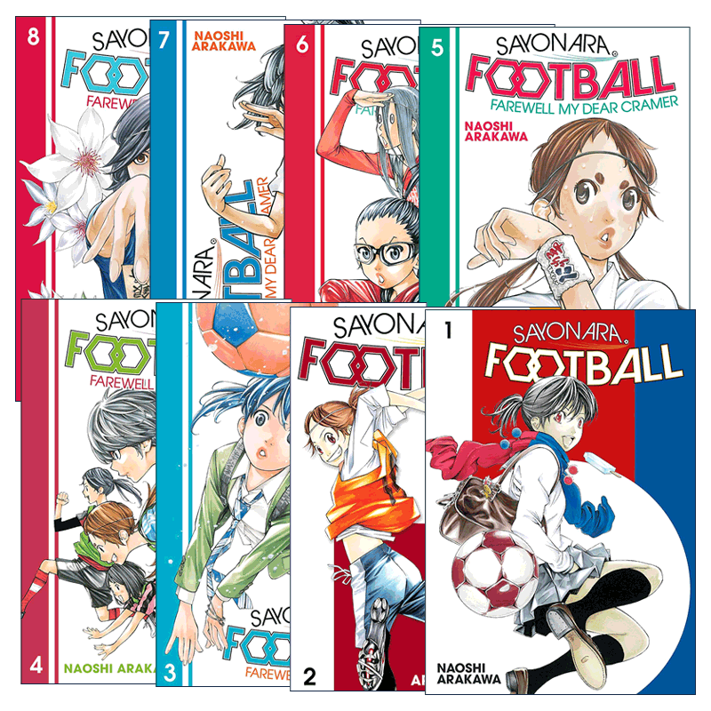 英文原版 Sayonara, Football 再见足球系列1-8册 再见了,我的克拉默 同名动漫漫画 四月是你的谎言作者新川直治 英文版 进口书籍