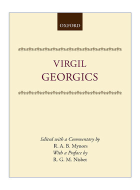 维吉尔  英文原版 Georgics 农事诗 牛津古典研究读本 英文版 进口英语原版书籍