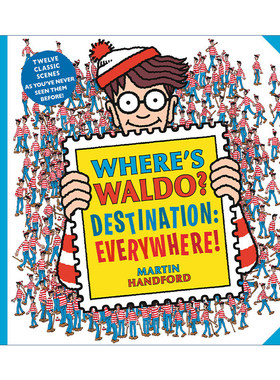 沃尔多在哪里 无处不在 英文原版 Where’s Waldo Destination Everywhere 儿童趣味游戏活动书 经典场景找一找 Martin Handford