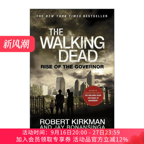 英文原版 The Walking Dead Rise of the Governor 行尸走肉 州长的崛起 影视小说 英文版 进口英语原版书籍