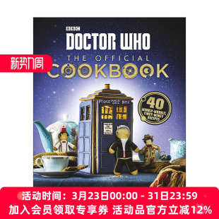 神秘博士官方食谱书 书籍 Official 进口英语原版 英文版 精装 Cookbook Who Doctor The 英文原版