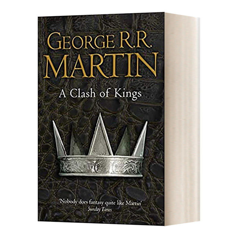 英文原版小说 A Clash of Kings 冰与火之歌2 列王的纷争 科幻魔幻小说 权力的游戏 英文版 进口英语原版书籍