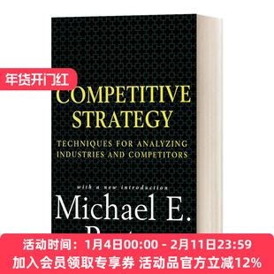 英文原版 Competitive Strategy 竞争战略 精装 迈克尔·波特  精装 英文版 进口英语原版书籍