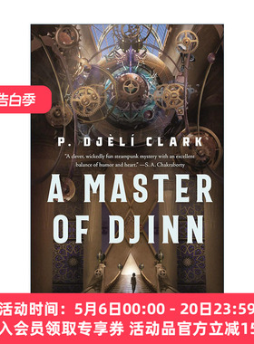 英文原版 A Master of Djinn 精灵统治者 死亡精灵宇宙系列2 2021年星云奖 2024年轨迹奖 英文版 进口英语原版书籍