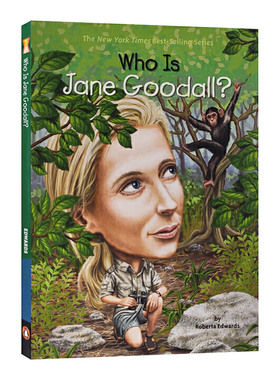 英文原版 Who Is Jane Goodall Who Was 谁是珍.古道尔 名人传记系列 英文版 进口英语原版书籍