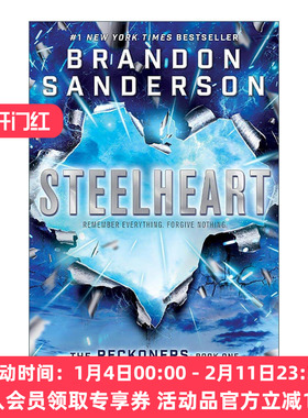 英文原版 Steelheart The Reckoners 01 审判者传奇1 钢铁之心 布兰登·桑德森 英文版 进口英语原版书籍