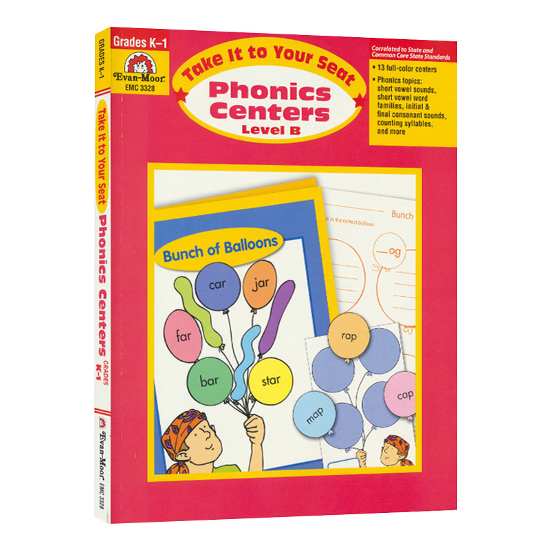 英文原版 Take it to your seat Phonics ce