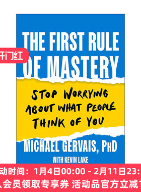 英文原版 The First Rule of Mastery 成功的首要法则 不要担心别人怎么看你 哈佛商业评论 Michael Gervais 精装进口英语原版书籍