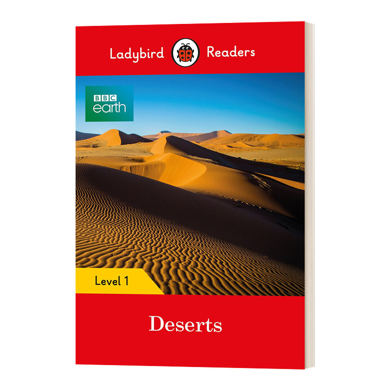 英文原版 BBC Earth: Deserts Ladybird Readers- Level 1 小瓢虫分级阅读系列 第一级 沙漠 英文版 进口英语原版书籍