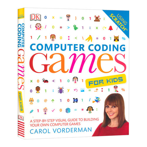 儿童计算机游戏编程指导书 英文原版 Computer Coding Games for Kid DK编程真好玩 用Scratch学编程写游戏 英文版进口英语书籍