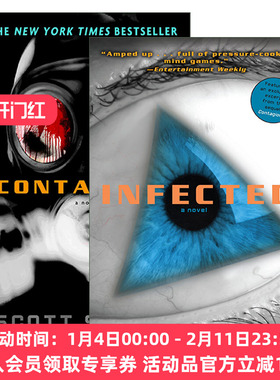 华研原版 英文原版 Infected 感染系列2册 科幻惊悚恐怖小说 Scott Sigler 感染 传染 英文版 进口英语原版书籍