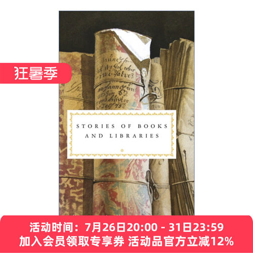 书籍与图书馆故事集  英文原版小说 Stories of Books and Libraries Everyman精装收藏版 口袋经典系列 英文版 进口英语原版书籍