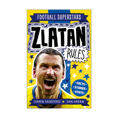 英文原版 Football Superstars Zlatan Rules 足球明星特辑 兹拉坦 儿童运动人物科普百科 英文版 进口英语原版书籍