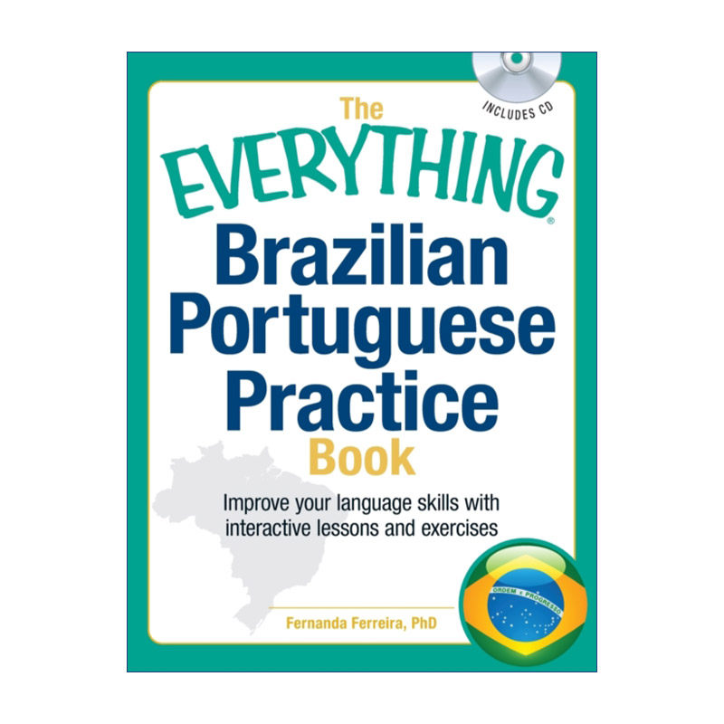百宝箱  原版 The Everything Brazilian Portuguese Practice Book 巴西葡萄牙语 练习书 进口原版书籍