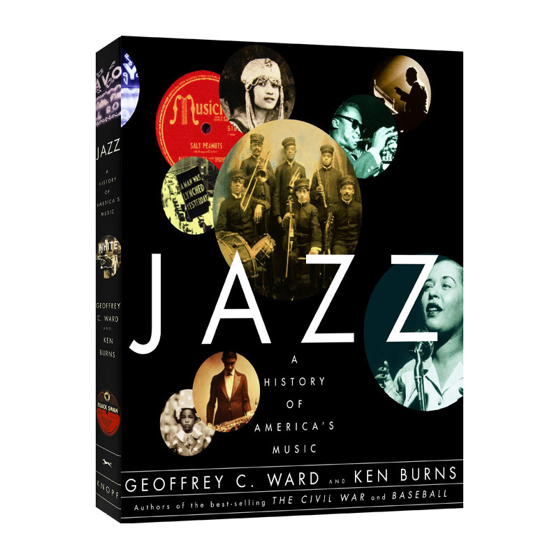 英文原版 Jazz A History of America's Music 爵士乐 美国音乐史 英文版 进口英语原版书籍