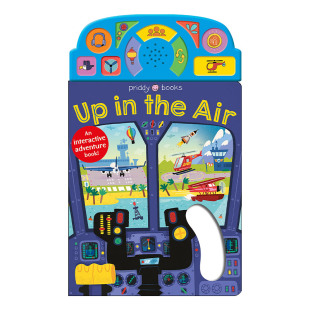 发声书 英文原版 Air the 英文版 异形纸板书 进口英语原版 Sound Move Book 在空中 书籍 Interactive