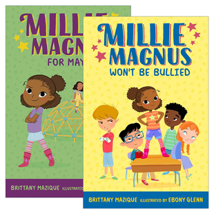 英文原版 Millie Magnus Chapter Books 米莉马格努斯故事绘本2册 儿童章节桥梁故事绘本 英文版 进口英语原版书籍