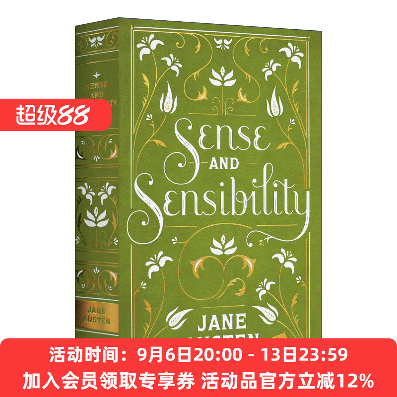 理智与情感 英文原版 Sense and Sensibility 皮革精装版 巴诺经典 英文版 进口英语原版书籍