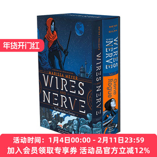 英文原版 Wires and Nerve 青少年科幻漫画2册盒装 月族作者 玛丽莎梅尔 英文版 进口英语原版书籍