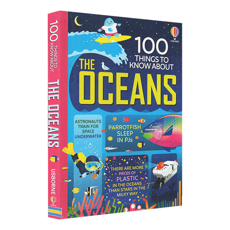 英文原版 100 Things to Know About the Oceans关于海洋的100件事精装青少年课外阅读科普百科图鉴书英文版进口英语原版书籍