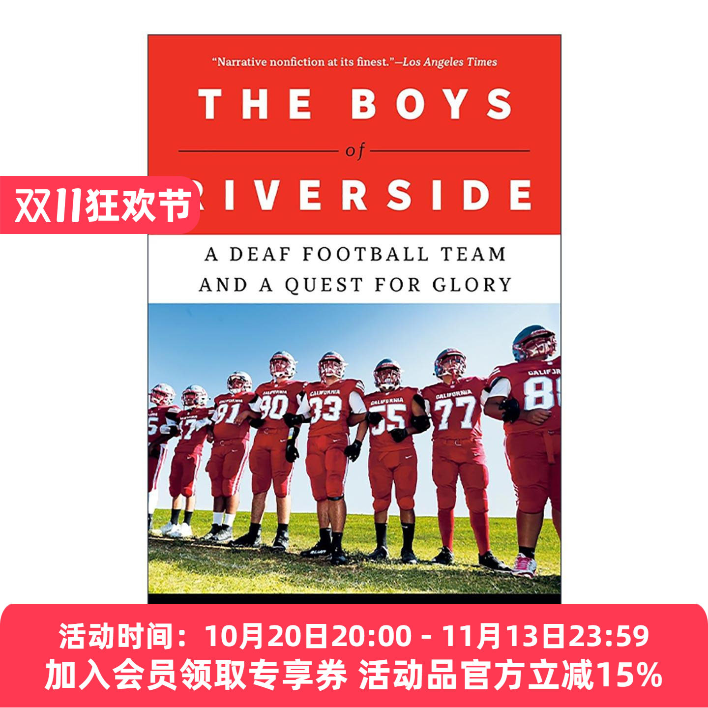 英文原版 The Boys of Riverside 河滨男孩 聋人橄榄球队和对荣耀的追求 Thomas Fuller 英文版 进口英语原版书籍
