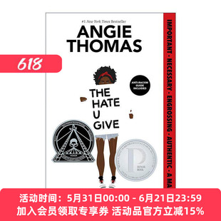 英文原版 The Hate U Give 黑暗中的星光 2018普林兹银奖 英文版 进口英语原版书籍