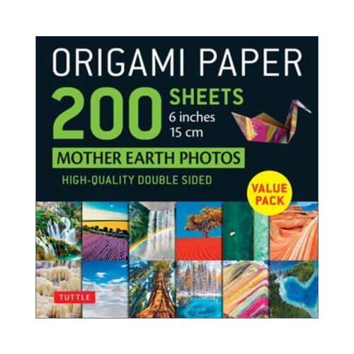 英文原版 Origami Paper 200 sheets Mother Earth Photos 6