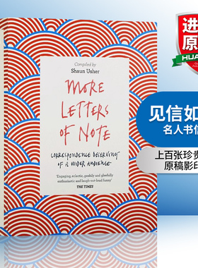 见信如晤2 英文原版 More Letters of Note 书信时光 肖恩亚瑟 Shaun Usher 英文版 进口原版英语书籍