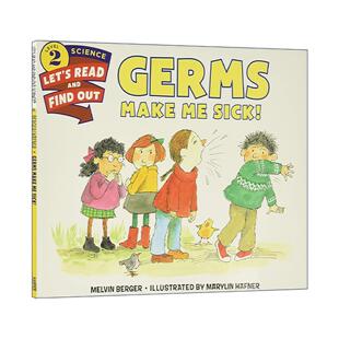 英文原版 Let's Read and Find Out 2 Germs Make Me Sick 自然科学启蒙阅读与发现2级 细菌让我生病 英文版 进口英语原版书籍