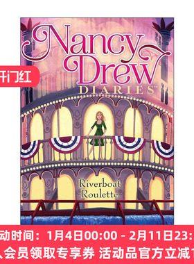 英文原版 Riverboat Roulette 南希德鲁日记14 神探南茜 英文版 进口英语原版书籍