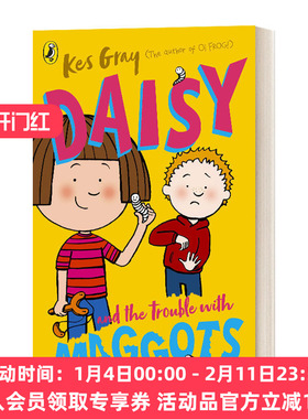 英文原版 Daisy and the Trouble with Maggots 黛西和虫饵的麻烦 鬼马精灵黛西系列 英文版 进口英语原版书籍