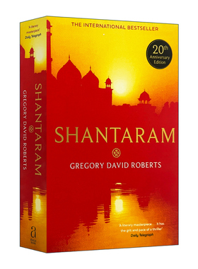 项塔兰 英文原版 Shantaram 格里高利大卫 罗伯兹自传小说 Gregory David Roberts 英文版 进口原版英语书籍搭天生有罪小妇人简爱