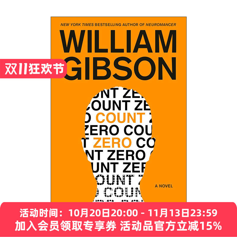 英文原版 Count Zero Sprawl Trilogy 2 零伯爵 神经漫游者2 William Gibson威廉·吉布森 英文版 进口英语原版书籍