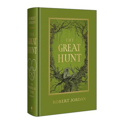 英文原版 The Great Hunt 大猎捕 时光之轮2 刷金皮革版精装 英文版 进口英语原版书籍