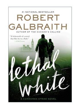 英文原版 Lethal White 神探斯特莱克系列4 致命的白色 英文版 进口英语原版书籍